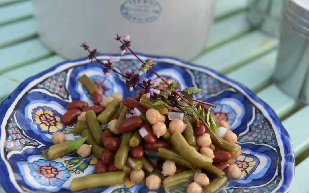 Thai  Basil 3-Bean Salad