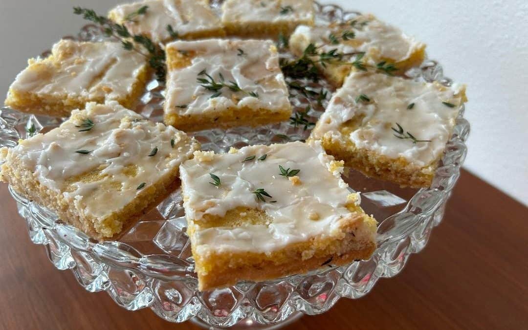 Lemon Thyme Bars