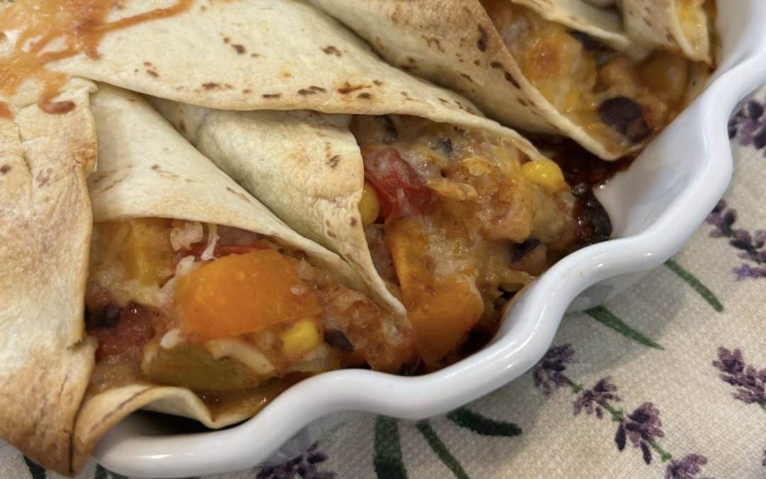 Butternut Squash Enchiladas